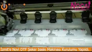 İzmit'e Novi DTF Baskı Makinası Kurulumu Yapıldı. (Şeker Baskı Makinası Kurulumu)