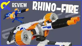 [REVUE] Nerf Elite XD Rhino-Fire | UNE MITRAILLEUSE ANTI-A&Eacute;RIENNE NERF !!! (fran&ccedil;ais) - Blaster Zone