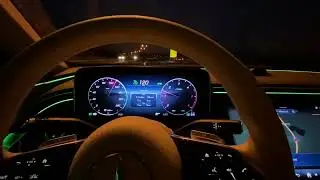 2024 Mercedes Benz E Class fuel consumption at 120 km/h