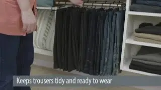 How to Store Pants in a Closet
