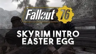 Skyrim Easter Egg in Fallout 76