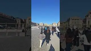 El #palaciodeversalles #versalles recorriendo su explanada.. entrada #france #francia 20/3/25