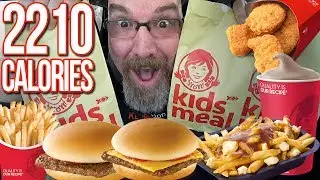 Wendy's Kids Meal X3 | MUKBANG 먹방 Eating Show