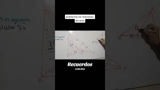 resolviendo un ejercicio de relacion de areas regiones triangulares
