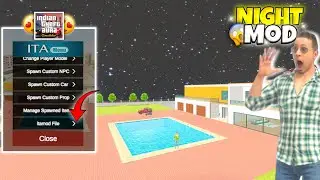 Night Mod Add In Indian Theft Aura 🤯 | Indian Theft Aura Simulator Update | Cheat Code | ITA Menu