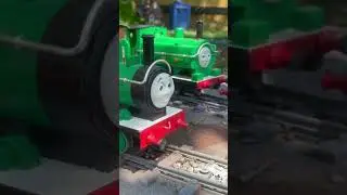 Oliver and Toad enjoying the sunshine #modeltrain #ttte #thomasandfriends