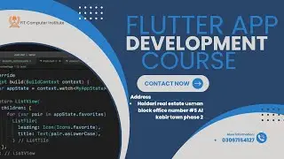 Flutter App Development Course In Lahore, Punjab Pakistan