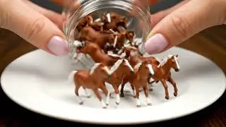 ASMR Mini Horse Magic: Tiny Hooves Unleashed! 🐴✨