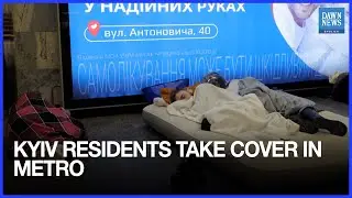 Kyiv Residents Take Cover in Metro During Russian Missile Attack on Ukraine | Dawn News English