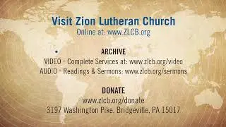 Zion Lutheran Church Live Stream
