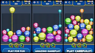 Ball Merge 2248 Puzzle Game Mobile Gameplay Android
