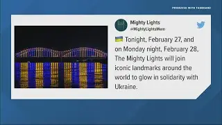 Memphis I-40 Bridge to light up in Ukrainian colors Sunday