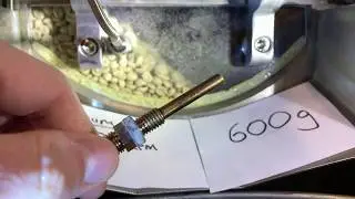 Another look into the 3 kg Mill City Roaster (modified clear plastic door, 600 g batch)