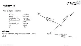 PROBLEMA 3.6 JAMES CARDENAS - DISEÑO GEOMETRICO DE CARRETERAS
