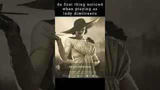 Lady Dimitrescu - the first thing(s) noticed from Mercenaries