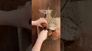 The best way to slice fresh sourdough!