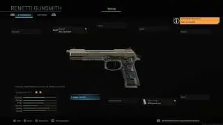 Modern Warfare&reg; 2019 ALL RENETTI (M9) Customization and Attachments | Gunsmith MAX level Pistol