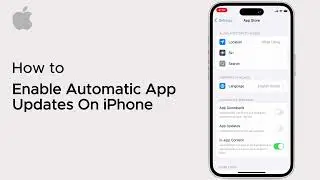 How To Enable Automatic App Updates On iPhone ( iOS ) 2025