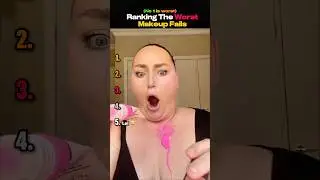 Ranking The Worst Makeup Fails Ever 2 (Viral Picks) 😱😭 #shortsviral