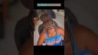 cute little girls cornrow hairstyles #shorts #kidshairstyle #cornrows #hairstyles