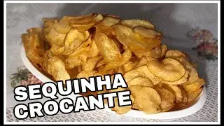 BATATA CHIPS DE RESTAURANTE (Sequinha e crocante)