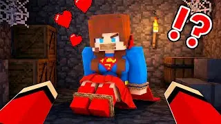 Who KIDNAPPED JJ SUPERGIRL in SECRET BASEMENT !? - Maizen Minecraft