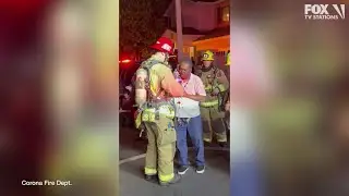 Corona Fire Dept. saves urn containing ashes of homeowner&rsquo;s late wife from fire