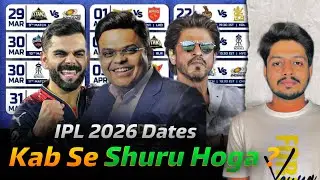 IPL 2026 - Kab Se Shuru Hoga , Dates , Schedule | Cricket Fatafat | EP 1643 | MY Cricket Production
