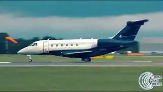 Corporate Legacy 500 takeoff