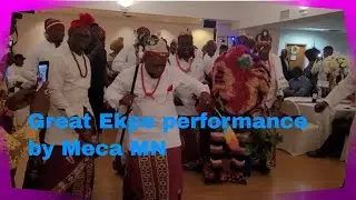 This awesome tradition MECA Minnesota Ekpe performance. Cameroonian traditional dance