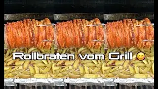 Den perfekten Rollbraten grillen - saftig und kross - Rotisserie  Napoleon Prestige Pro 825