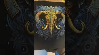 DTG Printing Elephant Design on a T-Shirt