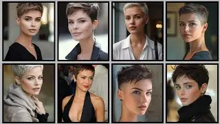 Unique Pixie Cut Style From Classic To Edgy❤️for 2025 #pixiehairstyle #shorthaircut #amazing #pixie