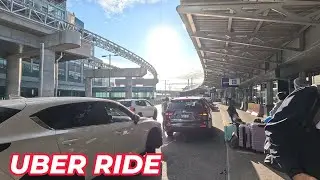 Uber Taxi Ride from Midtown Toronto to Pearson International Airport YYZ