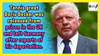 Great tennis player Boris Becker released from prison in the UK. | News Live Today | #Shorts