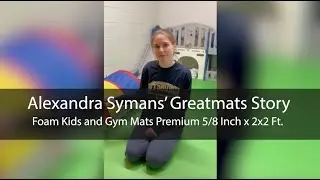 Alexandra's Greatmats Story - Foam Kids & Gym Mats  in Basement Play Area