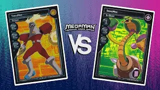 MegaMan NT Warrior TCG - TorchMan Vs. SnakeMan