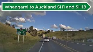 Whangarei to Auckland via SH1 and SH18 - City Bypass