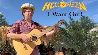 Helloween - I Want Out | Acoustic Cover on Classical Solo Guitar