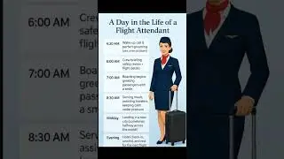 ✨ A Day in the Life of a Flight Attendant ✨
