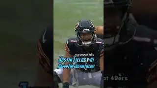 Bears, Justin Fields Celebrate 1-0 vs. 49ers In The Rain #Shorts