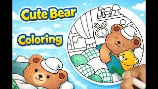 Draw and Color a Cute Teddy Bear | Easy Drawing for Kids #01