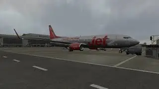 [X-Plane 11] Bad weather today in Manchester EGCC