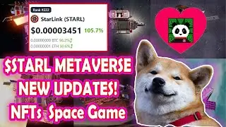 $STARL Metaverse Project UPDATE! What is Starlink Token? NFTs Crypto Woof Decentra Token EXPLODING!!
