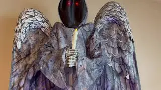 👻 Lowes Halloween 2023 - Cemetery Angel | DEMO VIDEO 💀
