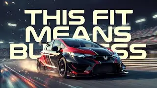 Концепт гоночного автомобиля Honda Fit &mdash; визуальное чудо!
