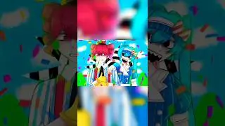 Miku and Teto in my style: rendering vs no rendering! #vocaloid #hatsunemiku #teto #mesmerizer #art