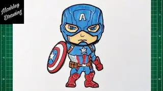 How to Draw Chibi Captain America