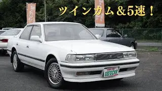 販売車両紹介＃35　ついに公開！今まで公開できなかった希少「ツインカム＆5速！」～トヨタ　クレスタ　前期　スーパールーセント　ツインカム24　GX81～