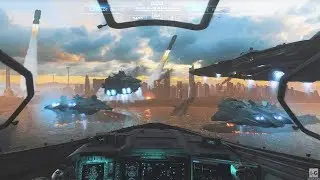 Миссия космического истребителя — Космическая битва — Чёрное небо — Call of Duty: Infinite Warfare
